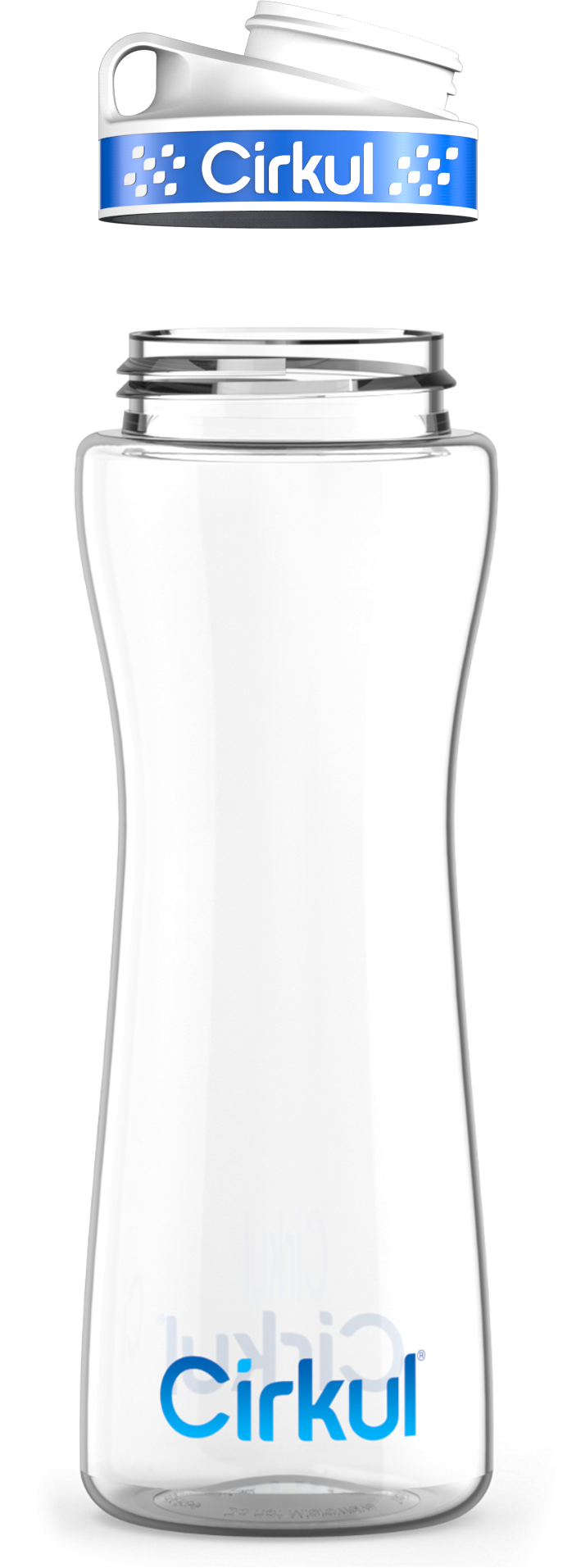 Custom 22oz. Plastic Bottle & Comfort Grip Lid PQQB