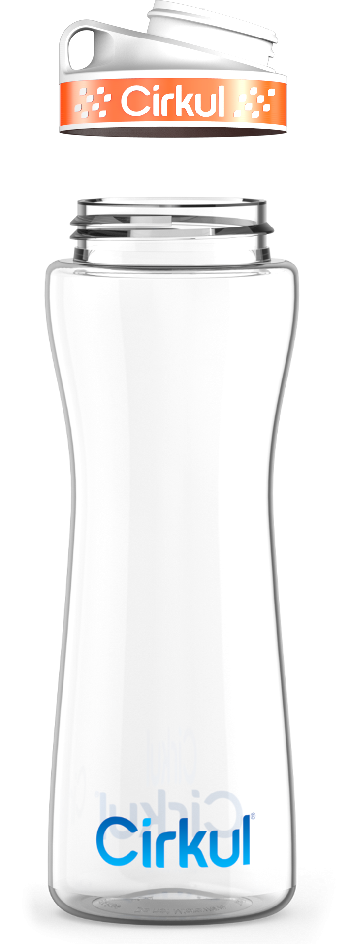 Custom 22oz. Plastic Bottle & Comfort Grip Lid PQQB
