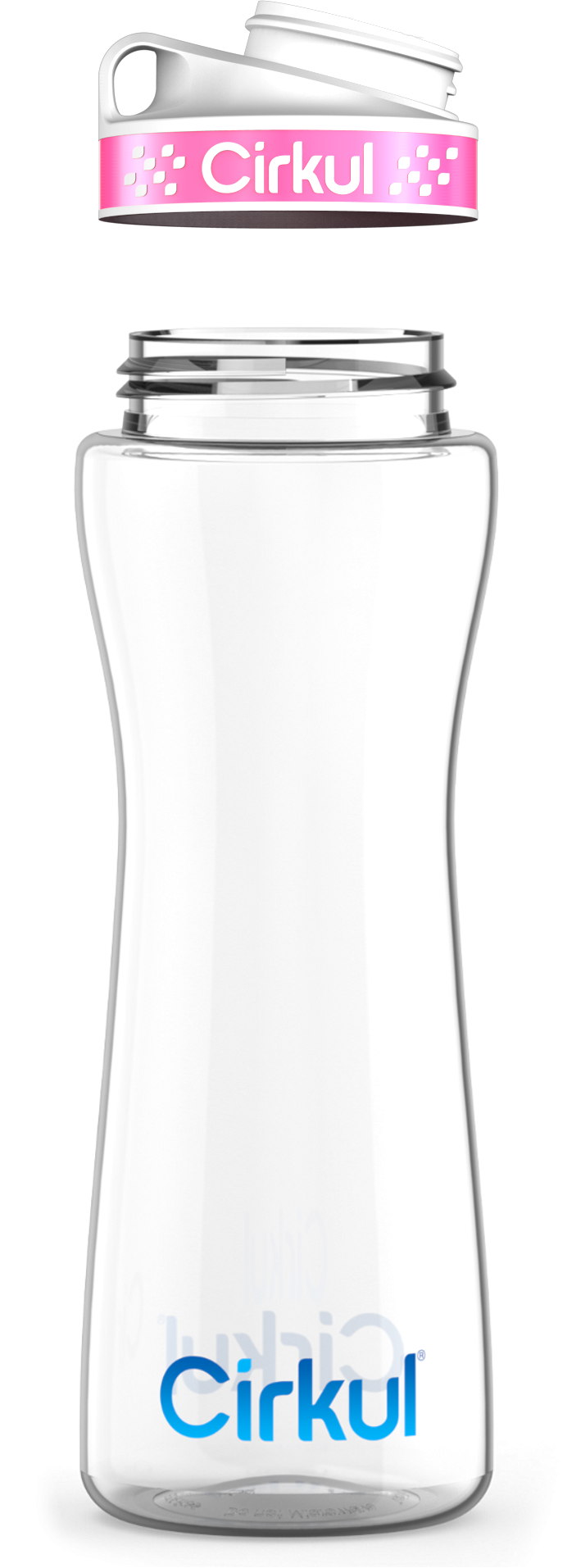 Custom 22oz. Plastic Bottle & Comfort Grip Lid PQQB