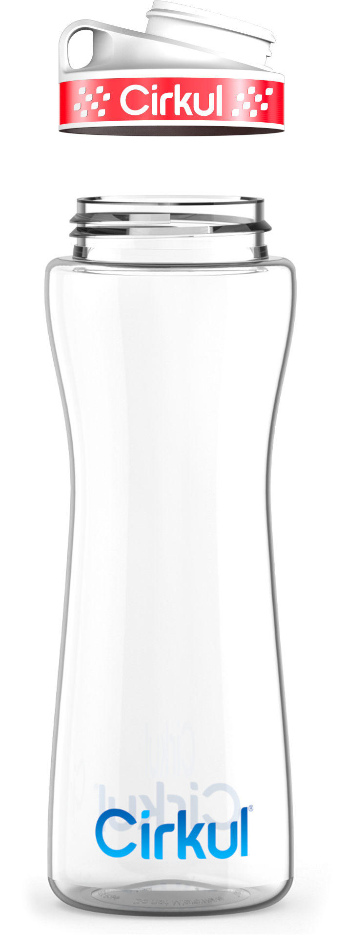 Custom 22oz. Plastic Bottle & Comfort Grip Lid PQQB