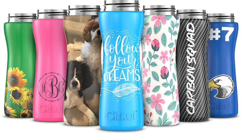 Custom 22oz. Stainless Steel Bottle & Comfort Grip Lid 9UQG